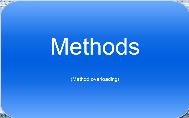 Methods 09