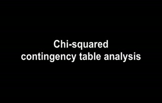 Chi-squared contingency-table test in Minitab